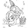 Kleine Meerjungfrau Als Ausmalbild Für Kleine Ostsee-Fans ganzes Ausmalbild Ferien