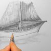 Kleines Schiff, Zeichnen Im Zeitraffer (Small Ship, Drawing In Fast  Motion)[Hd] verwandt mit Wie Zeichnet Man Ein Schiff