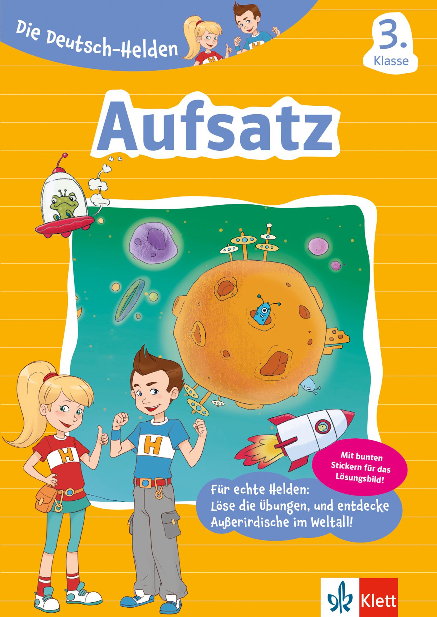 Klett Die Deutsch-Helden Aufsatz 3. Klasse | Pons für Geschichte Außerirdische Grundschule