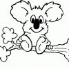 Koala Auf Einem Ast Ausmalbild &amp; Malvorlage (Comics) ganzes Malvorlage Koala