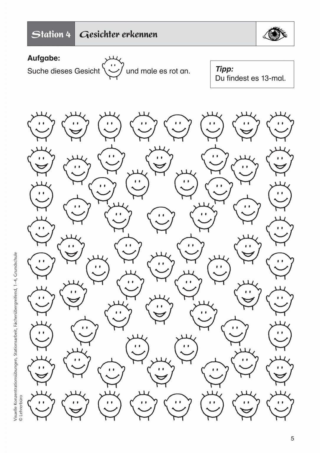 Konzentrationstest Zum Ausdrucken Schön mit Konzentrationstest