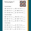 Kostenlose Arbeitsblätter Mit Kettenaufgaben Für Mathe In ganzes Mathematik Übungen 3 Klasse Grundschule Kostenlos