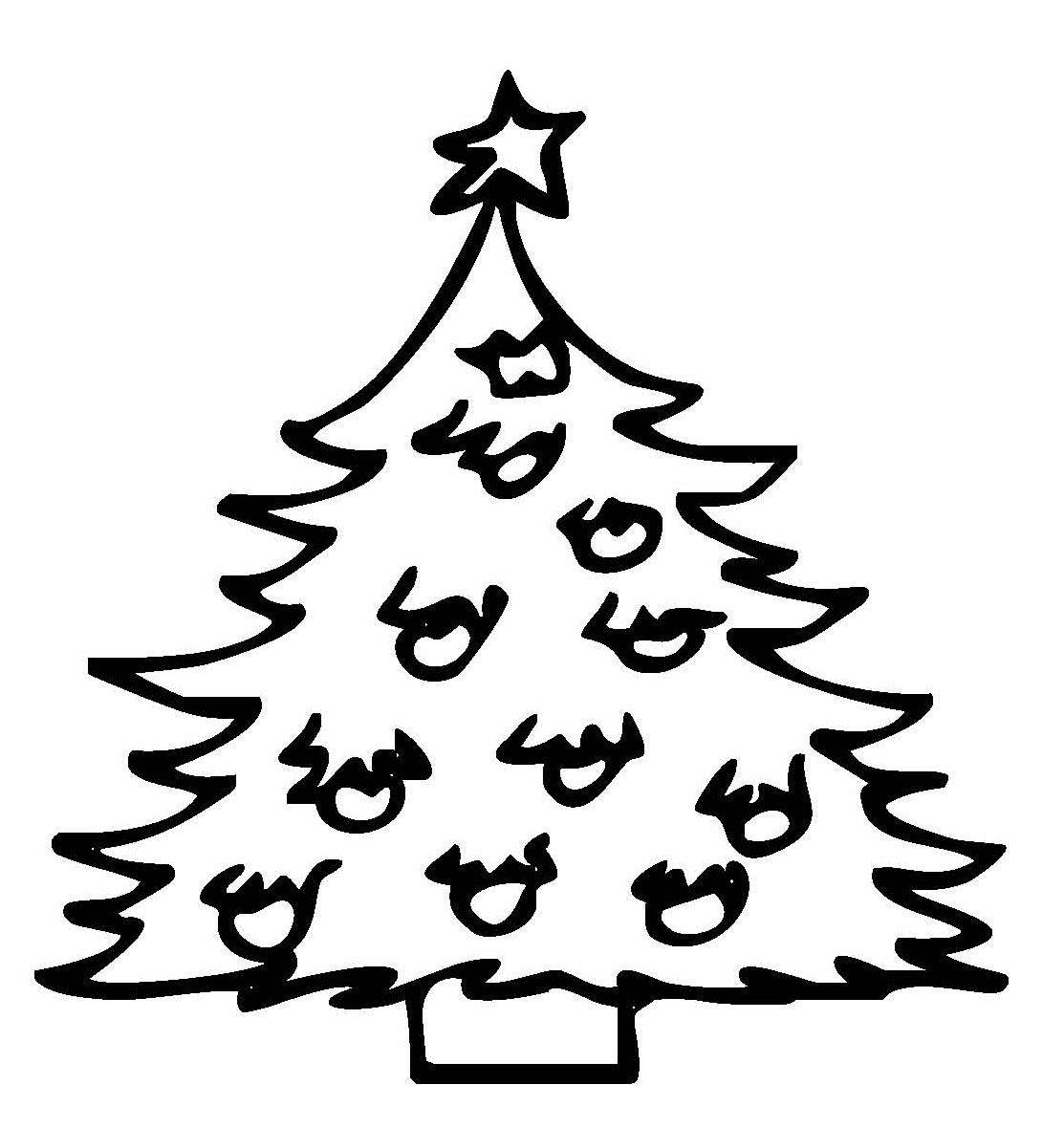 Kostenlose Ausmalbilder Und Malvorlagen: Weihnachtsbäume Zum ganzes Malvorlage Tannenbaum