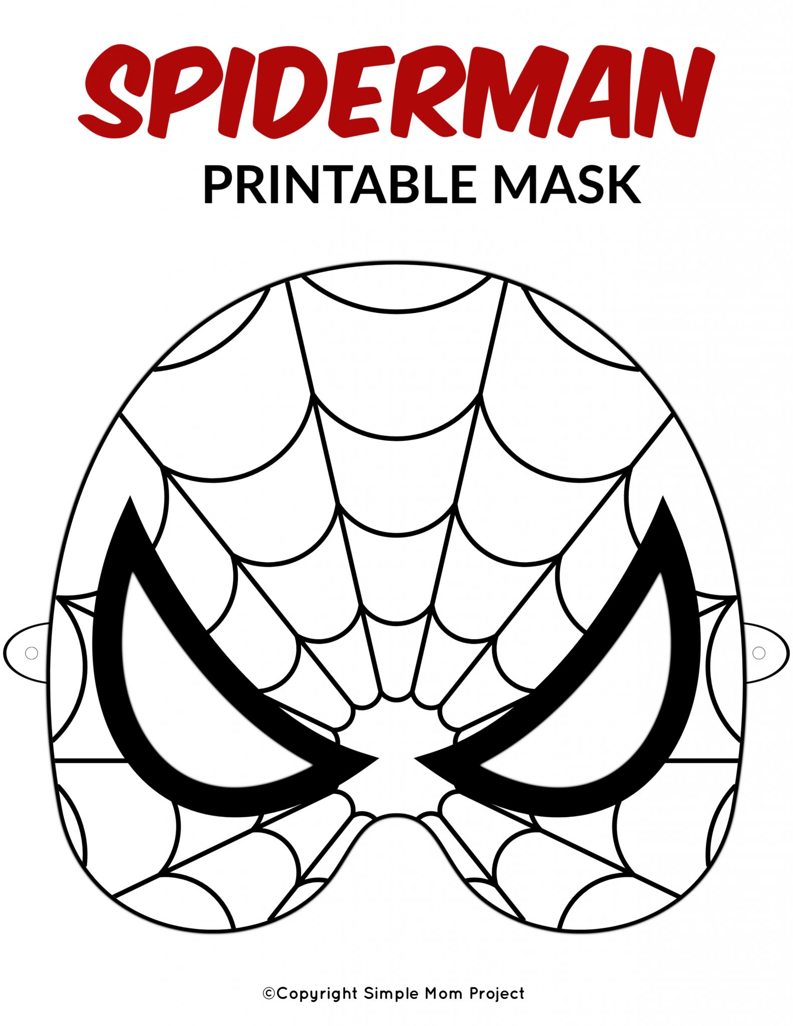 Kostenlose Druckbare Superhelden-Gesichtsmasken Für Kinder in Halloween
