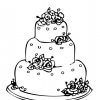 Kostenlose Geburtstagstorten: Bilder Zum Ausmalen | Wedding verwandt mit Ausmalbild Kuchen
