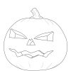 Kostenlose Malvorlage Halloween: Kürbis-Laterne Ausmalen Zum innen Kürbis Zum Ausmalen