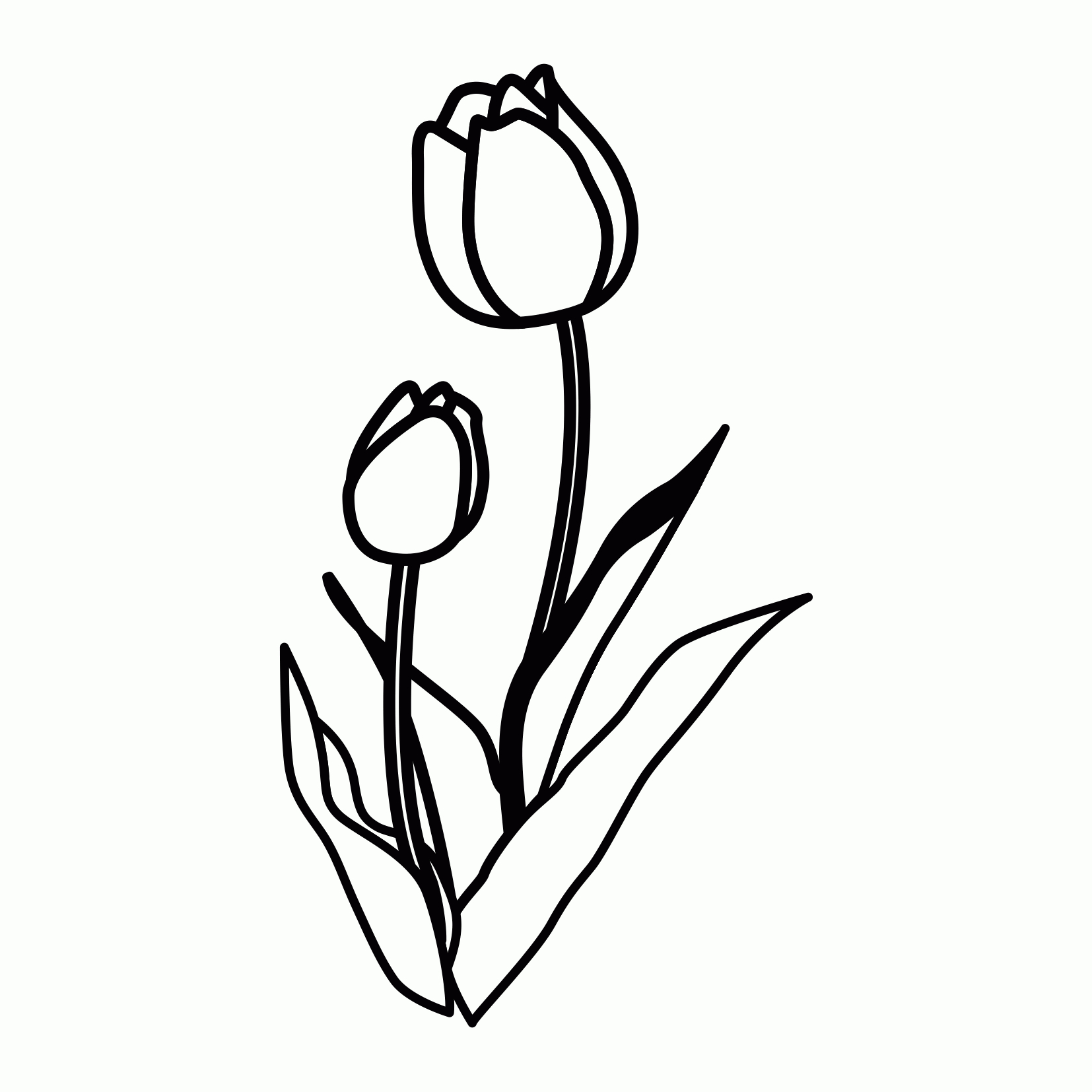 Kostenlose Malvorlagen (Window Color Fensterbilder) Zum Download bei Ausmalbilder Frühlingsblumen