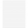 Kostenlose Vorlage Linienpapier | Briefpapier Vorlage mit Linienpapier Zum Ausdrucken