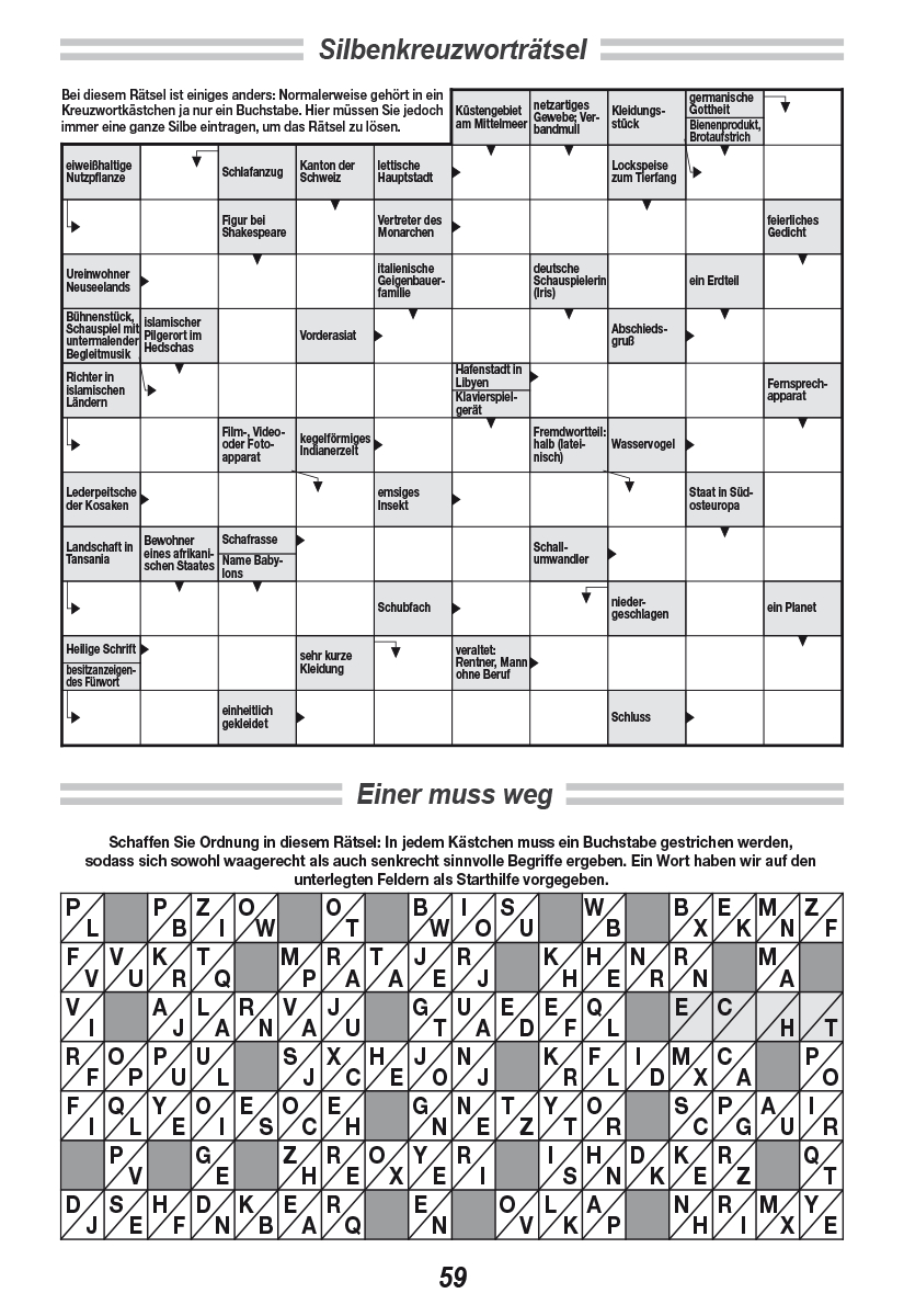 Kreuzworträtsel, Sudoku Und Denksport | Raetselkrueger bestimmt für Kreuzworträtsel Selbst Erstellen Und Ausdrucken