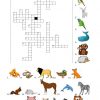 Kreuzworträtsel: Tiere - Deutsch Daf Arbeitsblatter bei Haustier Kreuzworträtsel