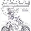Ktm Dirt Bike Coloring Pages … | Dirt Bike Party bei Motorrad Malvorlage
