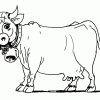 Kuh Frisst Ausmalbild &amp; Malvorlage (Tiere) bei Malvorlagen Kühe