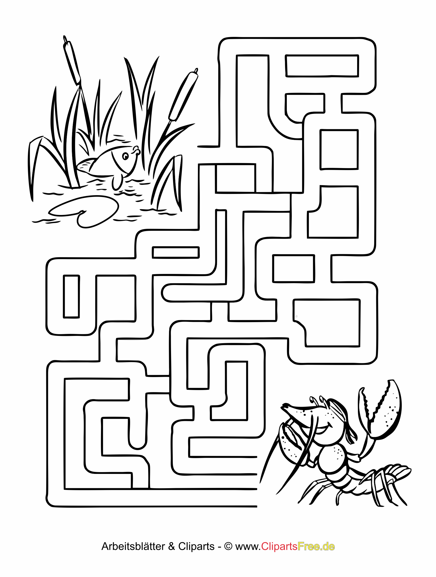 Labyrinth Vorlage Für Kinder Zum Ausdrucken innen Labyrinth Ausdrucken