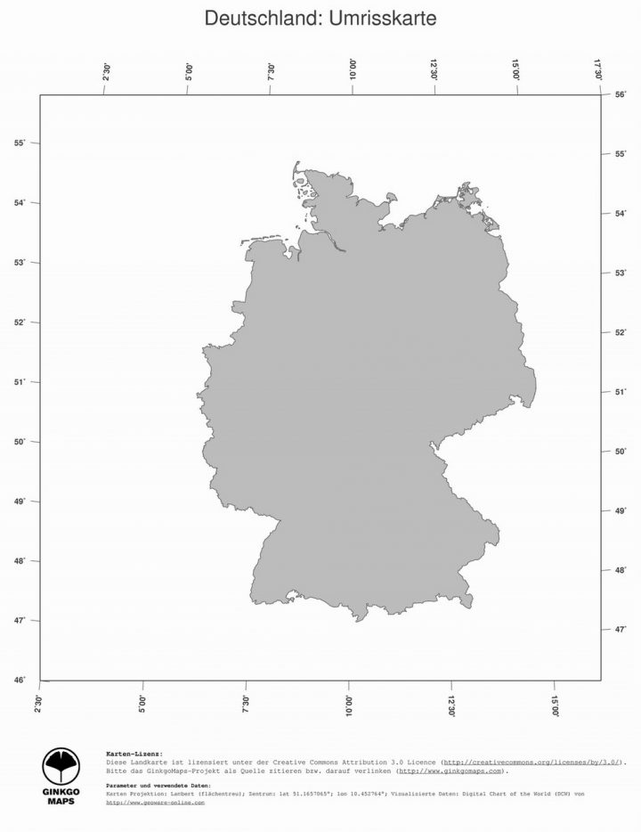 Deutschlandkarte Bundesländer Blanko - kinderbilder.download