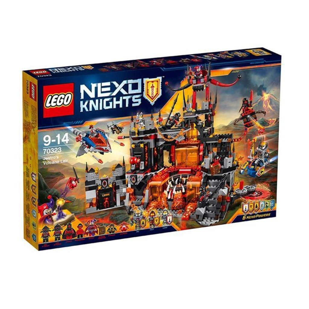 Lego 70323 Nexo Knights - Jestros Vulkanfestung in Lego Knights Burg