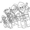 Lego Ninjago Characters Coloring Pages Printable Kids bestimmt für Ninjago Ausmalbilder Kostenlos Drucken