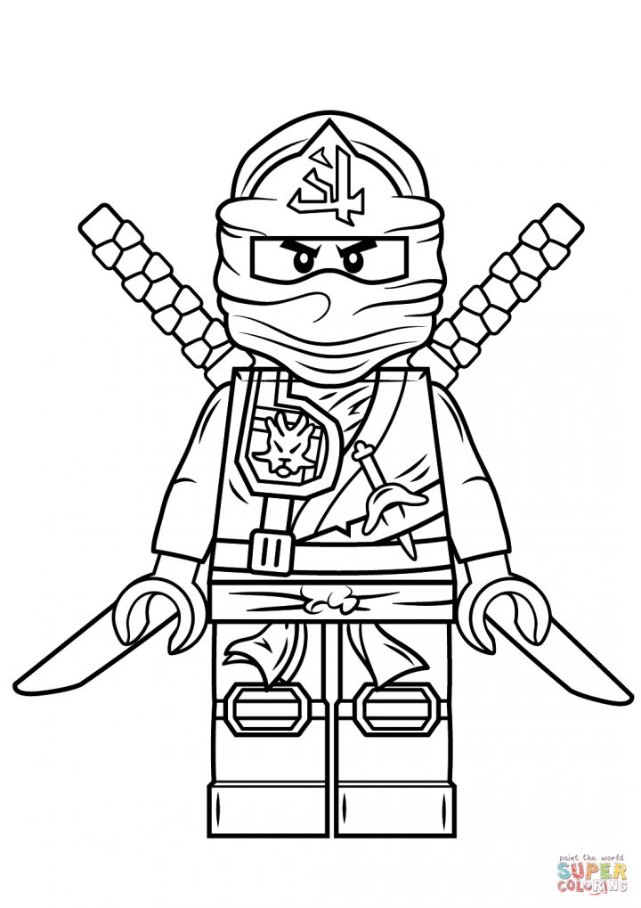 Lego Ninjago Green Ninja | Super Coloring | Ninjago in Malvorlage Ninjago