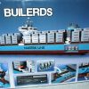 Lepin 22002 Bausatz Großes Containerschiff Maersk bei Playmobil Containerschiff