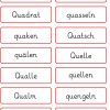 Lernstübchen: Wörter Mit Qu bei Wort Mit Y Am Anfang