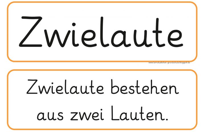 Lernstübchen: Zwielaute innen Zwielaute Grundschule