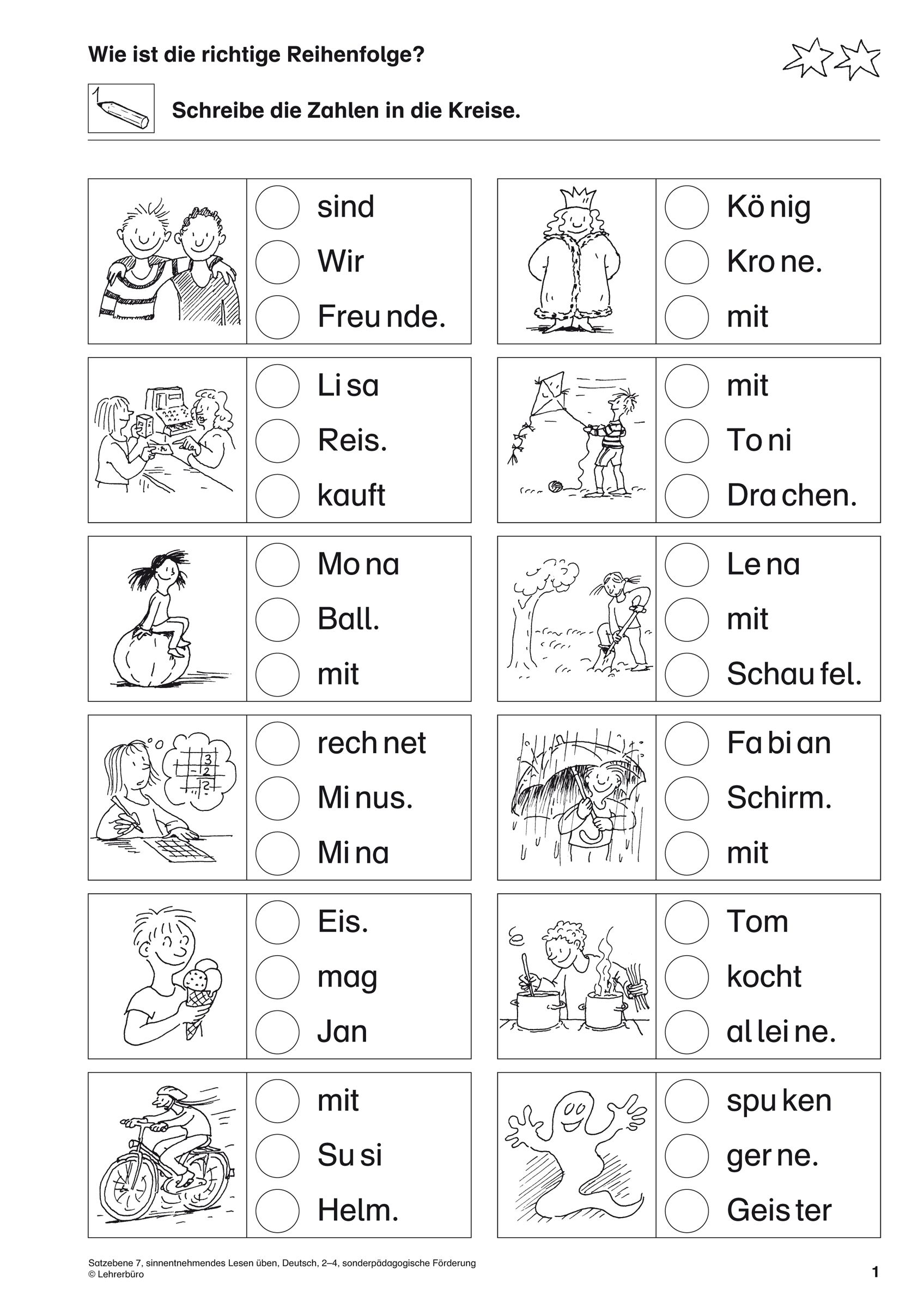 Lesen Üben, Deutsch, Lernen Tipps Schule innen Kinder Lernen Deutsch Materialien