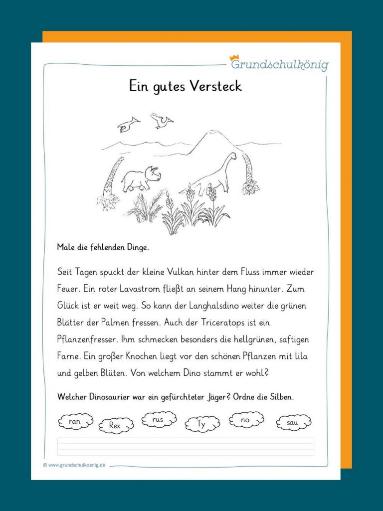 Lesen Und Verstehen Ganzes Deutsch 3 Klasse Lesen Und Verstehen ...