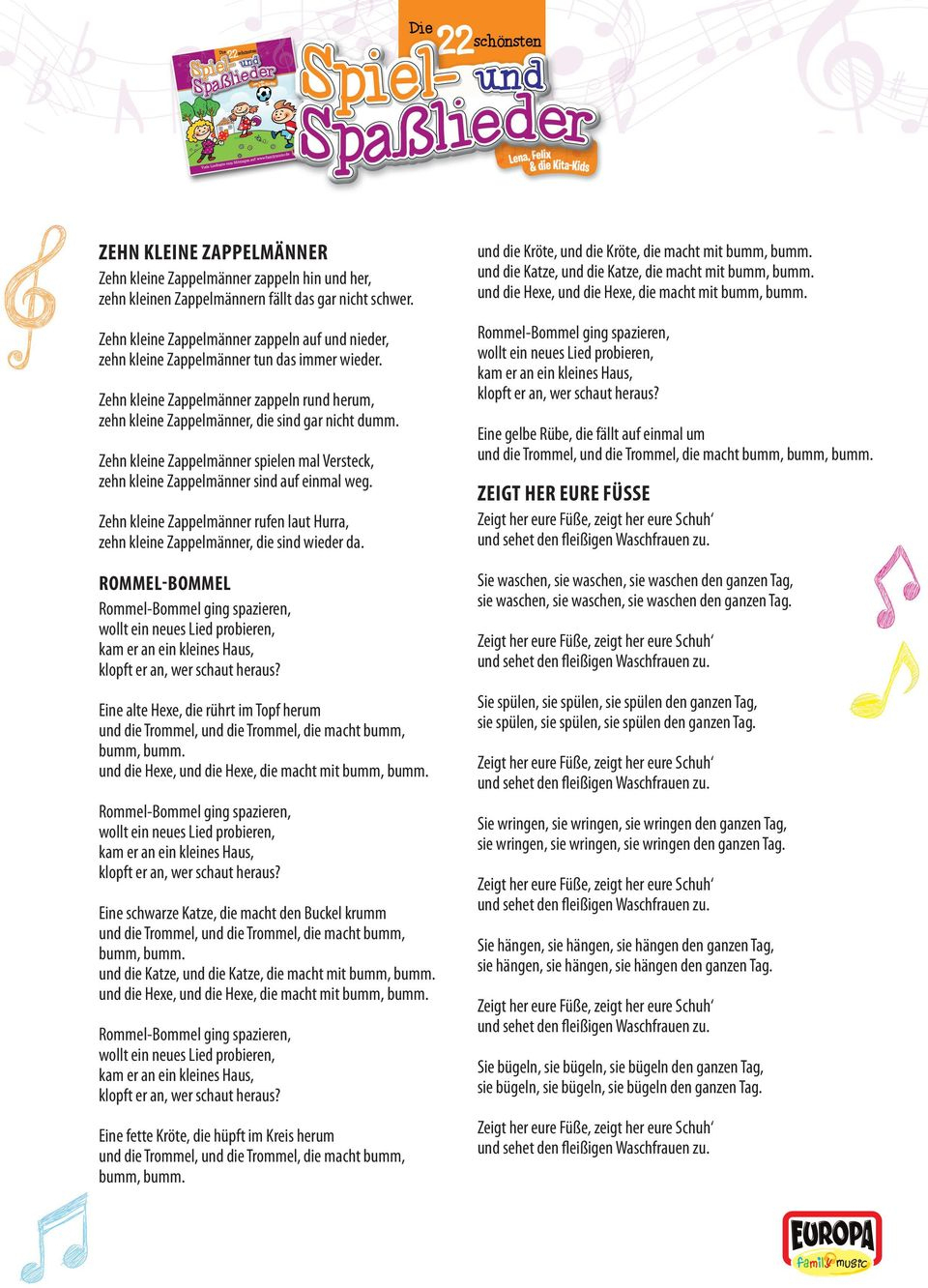 Liedtexte Zum Ausdrucken &amp; Mitsingen - Pdf Free Download verwandt mit Teddybär Teddybär Dreh Dich Um Text