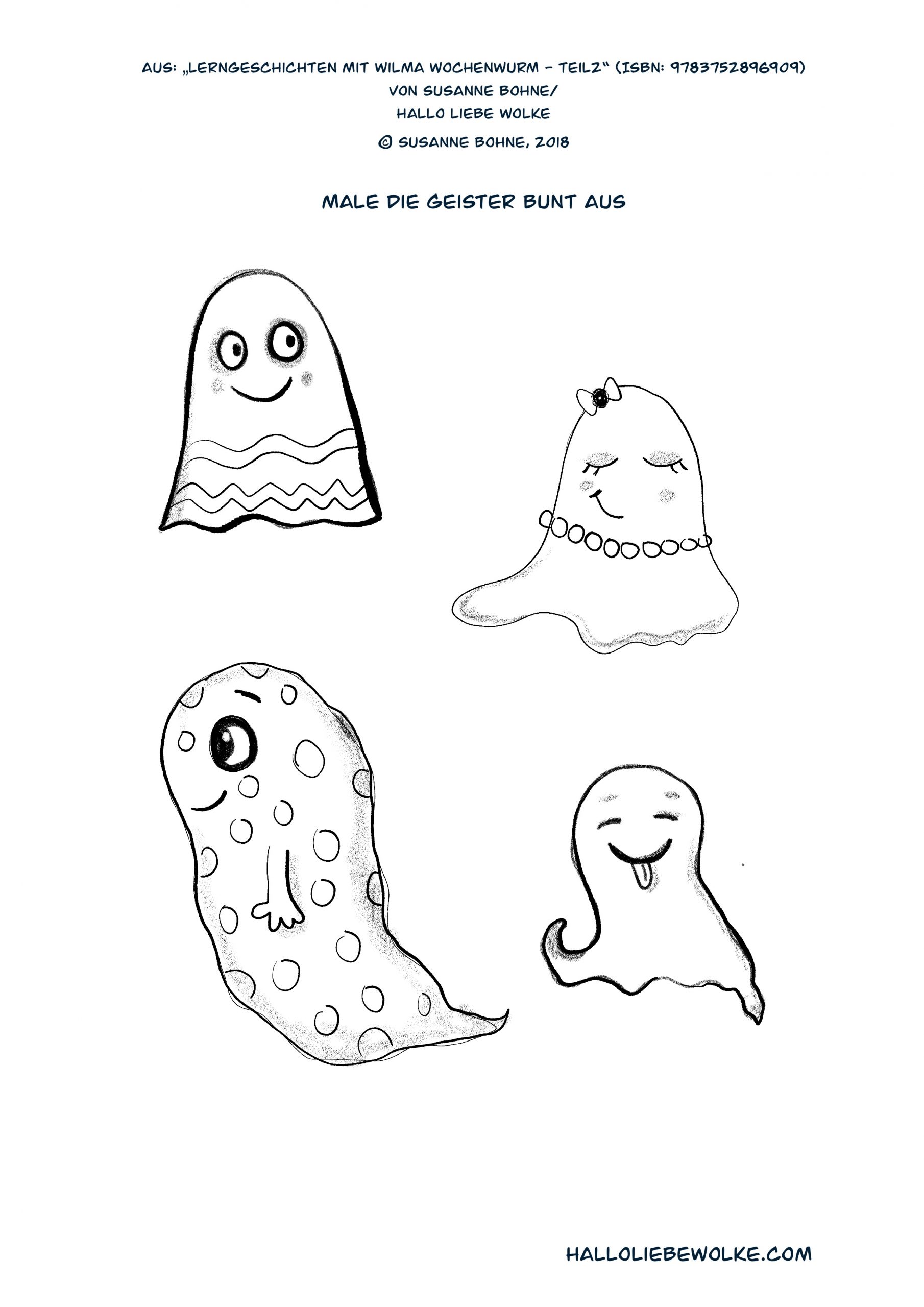 Lilli Und Die Halloween Geister. Eine Geschichte Für Kinder für Halloween Geschichten Für Kindergartenkinder