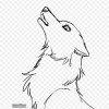 Line Art Grauer Wolf Welpe Baby-Wölfe Zeichnen - Basierend bei Wölfe Zeichnen