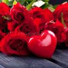 Lizenzfreies Bild 10539491 - Rote Herzen Und Rote Rosen über Bilder Von Herzen Und Rosen
