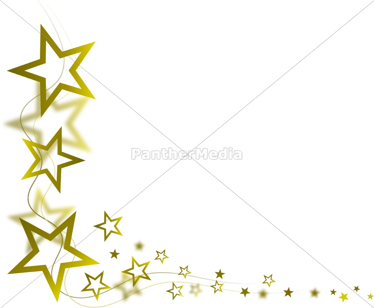 Lizenzfreies Bild 11895971 - Goldene Sterne mit Goldene Weihnachtssterne