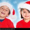 Lizenzfreies Bild 26097157 - Kinder Kinder Junge Mädchen Weihnachtsmann  Lächeln Glücklich mit Weihnachtsmann Kinder