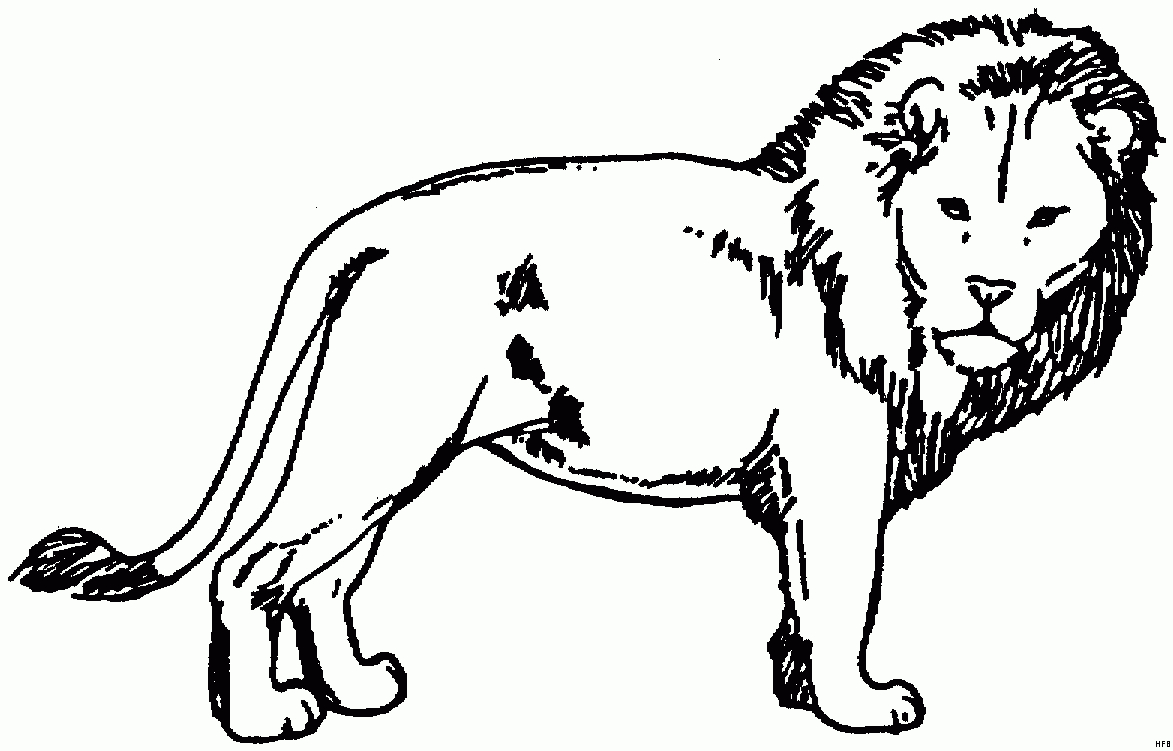 Loewe 4 Ausmalbild &amp; Malvorlage (Tiere) bei Malvorlage Löwe