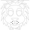 Löwen-Maske. Diese Maske Macht Sie Stolz, Wie Ein Löwe verwandt mit Tiermasken Basteln Vorlagen Ausdrucken