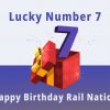 Lucky Number 7 – Alles Gute Zum Geburtstag, Rail Nation innen Lustige Glückwünsche Zum 7 Geburtstag