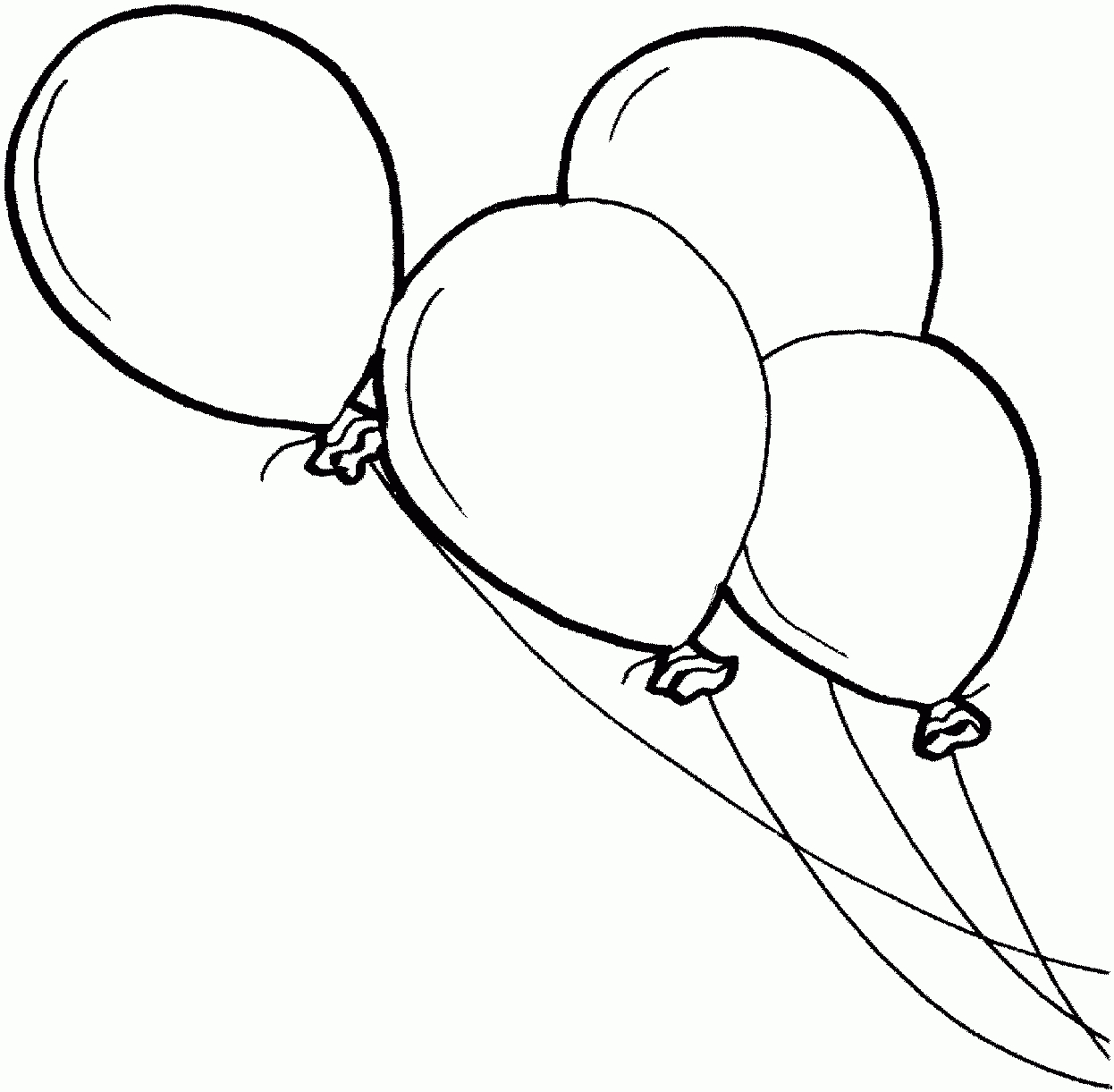 Luftballons 2 Ausmalbild &amp; Malvorlage (Kinder) verwandt mit Luftballon Malvorlage