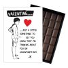 Lustige Valentinstag Geschenk Für Freundin Frau Frauen Boxed Schokolade  Grußkarte Vorhanden Vlt101 verwandt mit Valentinstag Geschenke Für Frauen