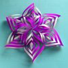 Make An Easy Paper Star - Christmas Crafts: Paper Snowflakes For Christmas  - 3D bestimmt für Sterne Basteln Weihnachten