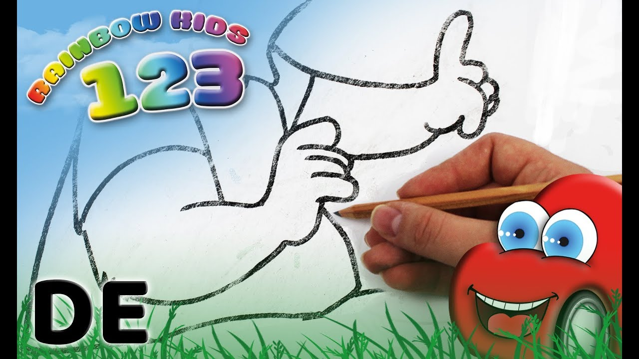Malen Für Kleinkinder: Zauberbilder - Deutsch - Rainbow Kids 123 in Zauberbilder Zum Ausmalen