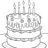 Malvorlage Alles Gute Zum Geburtstag - Ausmalbilder innen Ausmalbild Torte
