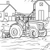 Malvorlage Bauernhof Traktor - Ausmalbilder Kostenlos über Bastelvorlagen Bauernhof