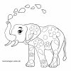 Malvorlage Elefant | Tiere - Ausmalbilder Kostenlos bei Zeichnungen Vorlagen Elefanten