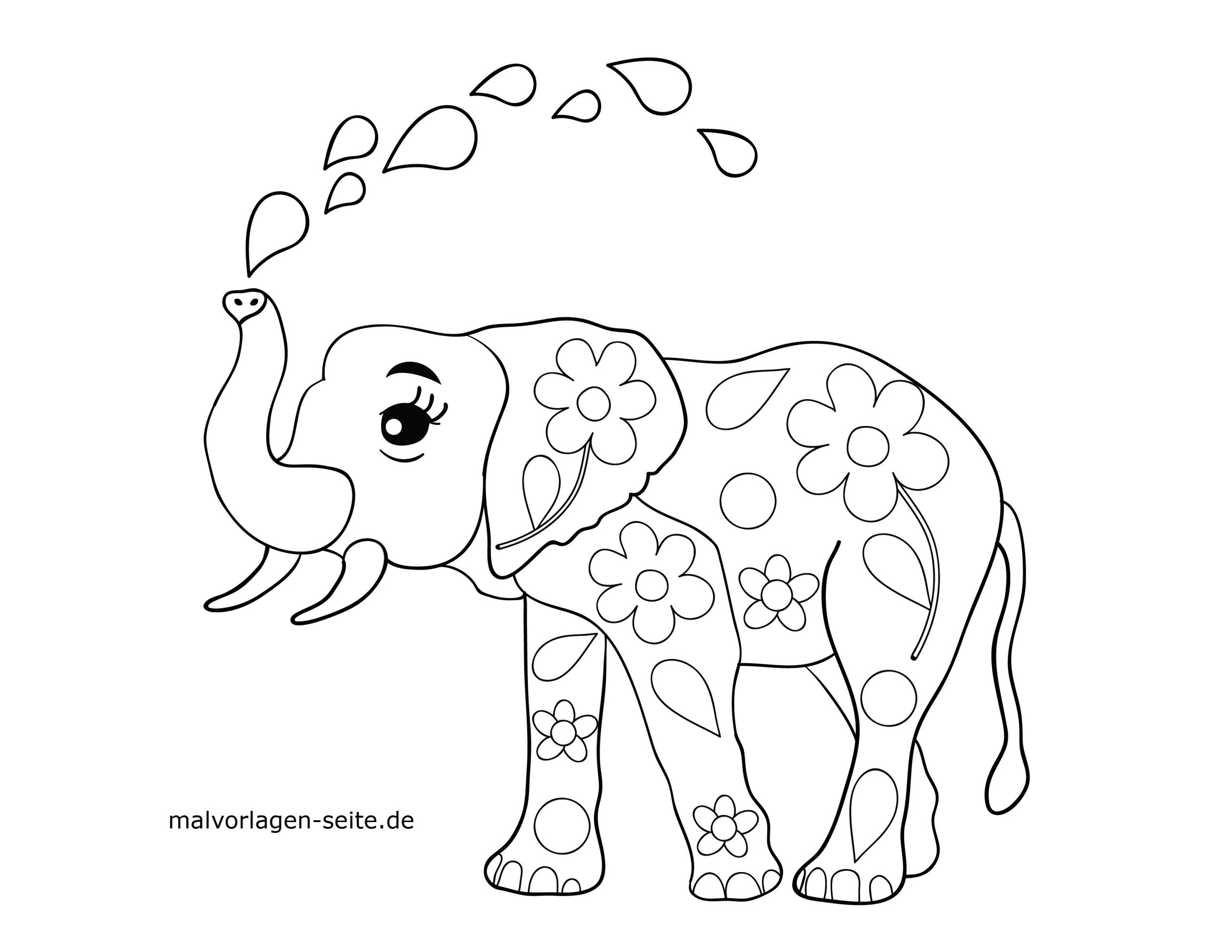 Bild von malvorlage-elefant-tiere-ausmalbilder-kostenlos-bei-zeichnungen-vorlagen-elefanten-scaled