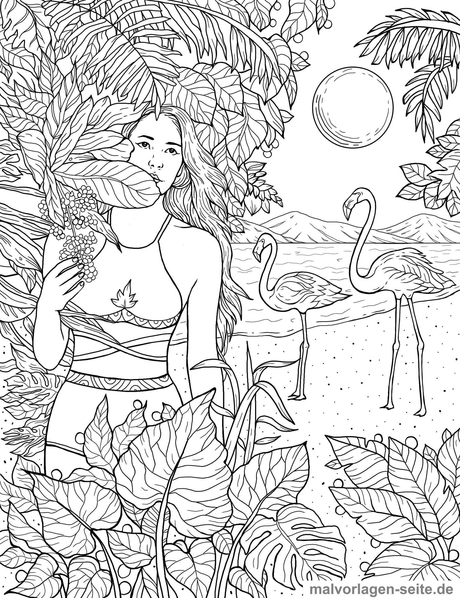 Ausmalbilder Strand - kinderbilder.download | kinderbilder.download