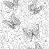 Malvorlage Erwachsene - Schmetterlinge - Ausmalbilder über Malvorlagen Blumen Für Erwachsene
