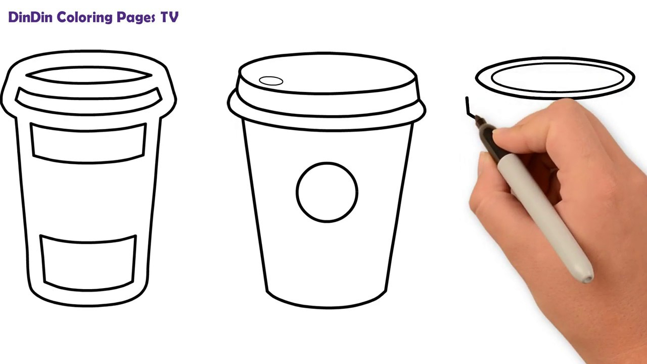 Malvorlage Kaffeebecher | Coloring And Malvorlagan für Malvorlage Kaffeetasse