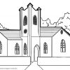 Malvorlage Kirche | Gebäude - Ausmalbilder Kostenlos in Ausmalbild Kirche