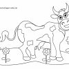 Malvorlage Kleine Kinder - Kuh - Ausmalbilder Kostenlos mit Kuh Malvorlage