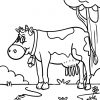 Malvorlage Kuh | Tiere Bauernhof - Ausmalbilder Kostenlos für Kuh Malvorlage