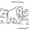 Malvorlage Mammut | Tiere Steinzeit - Ausmalbilder Kostenlos bestimmt für Malvorlage Steinzeit